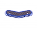 Ringer Hybrid 8th Wing Button | HB | Blue
