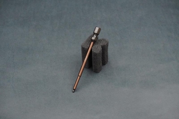 Ball End Hex Wrench Tip 2.0x75mm 1/4" Drive Hex