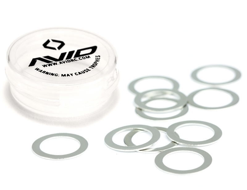 10x15x0.5mm Stainless Steel Shim 10 Pack Accessorie AVSHIMSS101505