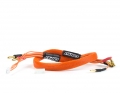 2S Charge Lead Cable w/4mm & 5mm Bullet Connector (2') | Orange