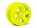 Sabertooth SC10 +3mm Wheel | Yellow | Pair