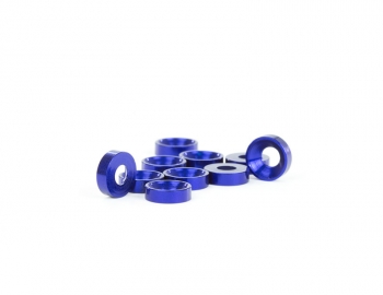 M3 Blue Aluminum Countersunk Washer | 10 Pack