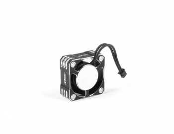 Aluminum HV High Speed Cooling Fan | Black/Silver | 25mm