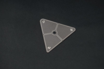 Koswork Steel Ride Height Gauge Plate (37~39mm, 1/8 Truck)