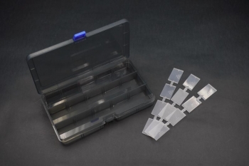 Koswork Parts Box 177x102x25mm (15 compartments, removable dividers)
