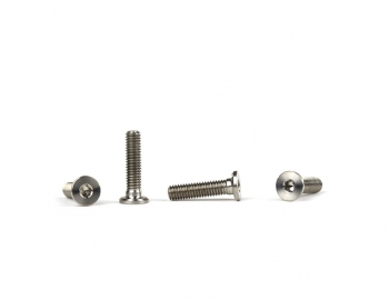 Titanium Flutton Screws | (4) M3x12