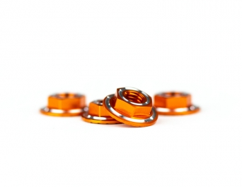 Ringer Wheel Nuts | M4 | Orange