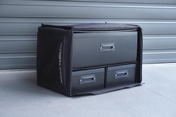 Koswork 1/8 Compact 3 Drawer PP Frame Buggy/Onroad Car Bag (1/8, 1 Large & 2 Medium)