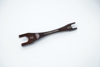 Koswork Steel Turnbuckle Wrench (5.5MM & 7.0MM) (For 3MM & 4MM Nut)