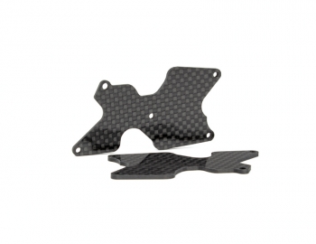 RC8B4 Carbon Arm Inserts | Rear