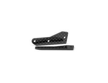 RC8B4 Carbon Arm Inserts | Front Upper