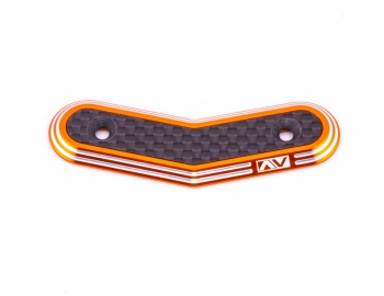 Ringer Hybrid 8th Wing Button | TLR | Orange