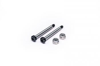 Koswork RC10 Front Outer 32.7mm Hardened Hinge Pin w/locknuts (2) 2WD/4WD Team Associated