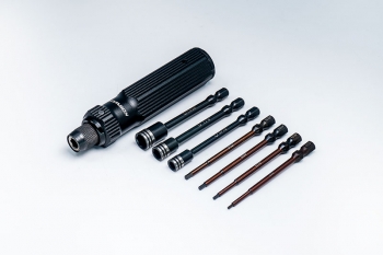 Koswork Associated RC10 T1 Alum 1/4″ Drive Handle Standard Hex Wrench Nut Driver Tool Set (7pcs)