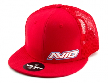 Avid Flat Bill Hat | RWBB | Red | One Size