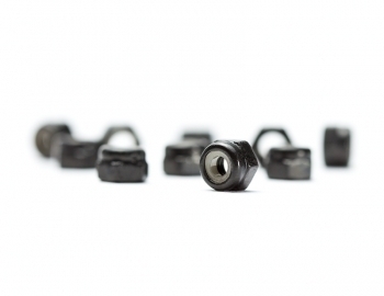 M3 Black Steel Locknut | 10 Pack