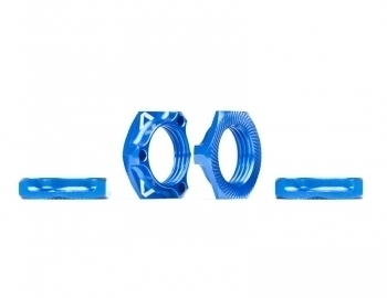 Triad 17mm Light Wheel Nuts | Blue | 4pcs