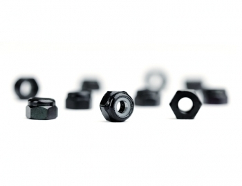 M3 Black Aluminum Locknut | 10 Pack