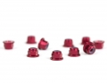 M3 Flanged Red Aluminum Locknut | 10 Pack