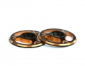 Triad Wing Buttons | Dual Black / Orange