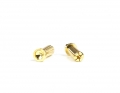 Gold Battery Bullets (2) | Low Profile | 5mm