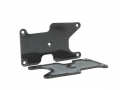RC8B3.2 Carbon Arm Inserts | Pocketed | Rear
