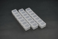 7 Compartments Parts Box 165x34x25mm (3 sets)