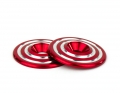 Ringer Wing Buttons | Red