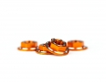 Ringer Wheel Nuts | M4 | Orange