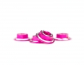 Ringer Wheel Nuts | M4 | Pink