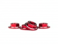 Ringer Wheel Nuts | M4 | Red