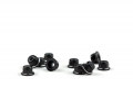 Ringer Locknut | M3 Flanged | Black | 10 Pack