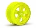 Sabertooth Losi-SCTE/22SCT Wheel | Yellow | Pair