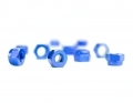 M3 Blue Aluminum Locknut | 10 Pack