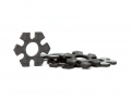 12mm Hex Track Width Spacers | 1mm Carbon | 5 pack